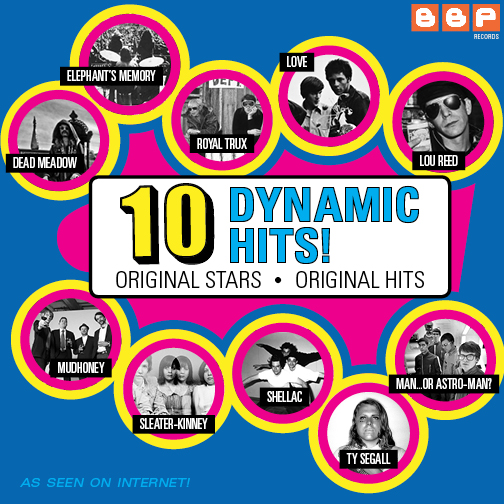 Cover of homemade music compilation entitled 10 Dynamic Hits!