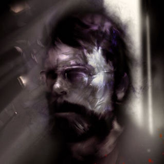 Darrel Anderson illustration of Stephen King taken from 2004 novel The Dark Tower, Part 6, Song of Susannah