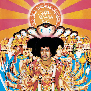 Cover of 1967 Jimi Hendrix Experience album Axis Bold As Love