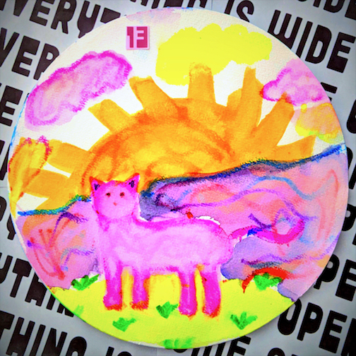 Cover of homemade music compilation entitled Everything Is Wide Open