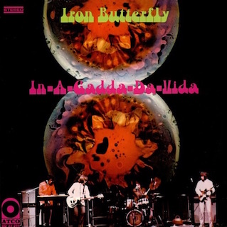 Cover of 1968 Iron Butterfly LP In-A-Gadda-Da-Vida