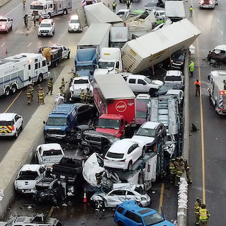 Highway pileup