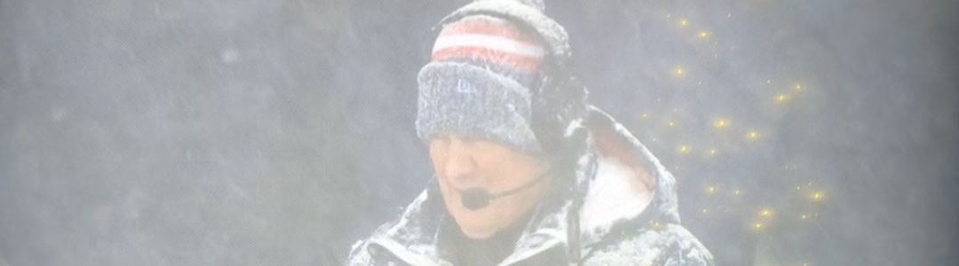 Bill Belichick disappears in snow