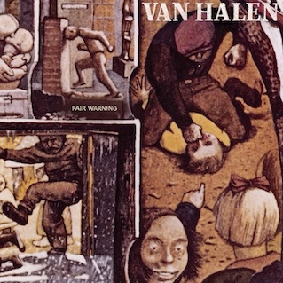 Cover of 1982 Van Halen LP Fair Warning