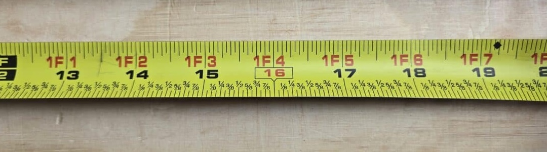 Tape measure detail