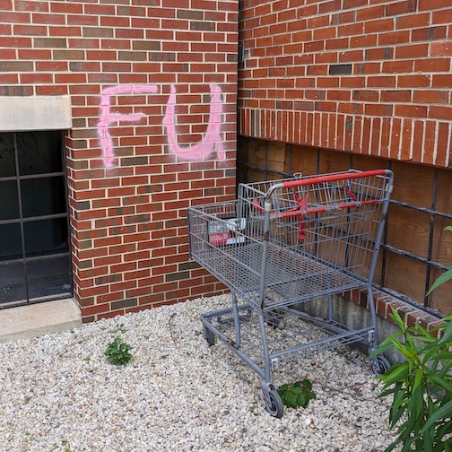 Cover of homemade music compilation entitled F U