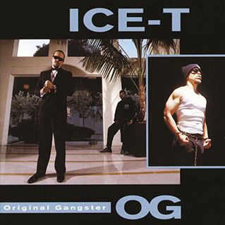 Cover of 1991 Ice-T LP OG Original Gangster