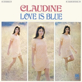 Cover of 1968 Claudine Longet LP Love Is Blue