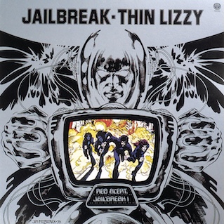Cover of 1976 Thin Lizzy LP Jailbreak